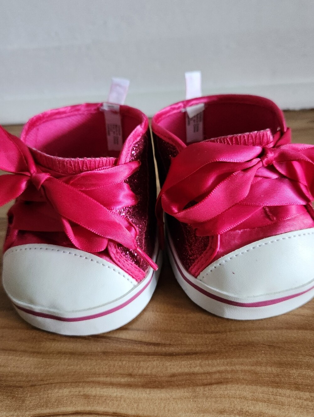 Pink Sparkley Build A Bear Shoes And Clear Sparkly Roller Skates